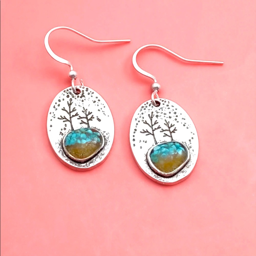 Two Little Trees Earrings
